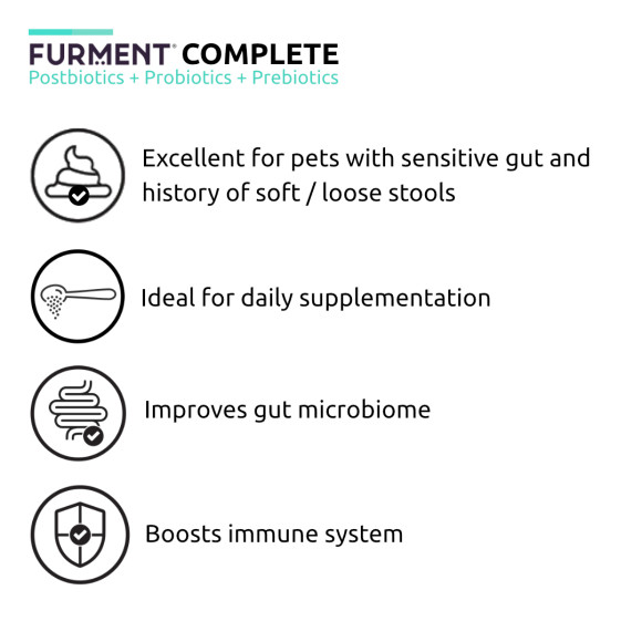FURMENT Complete 50g or 200g - Postbiotics, Probiotics, Prebiotics powder supplement