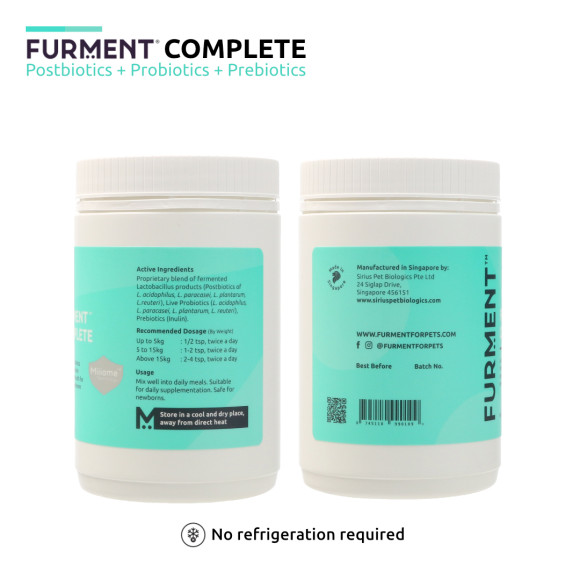 FURMENT Complete 200g - Postbiotics, Probiotics, Prebiotics powder supplement